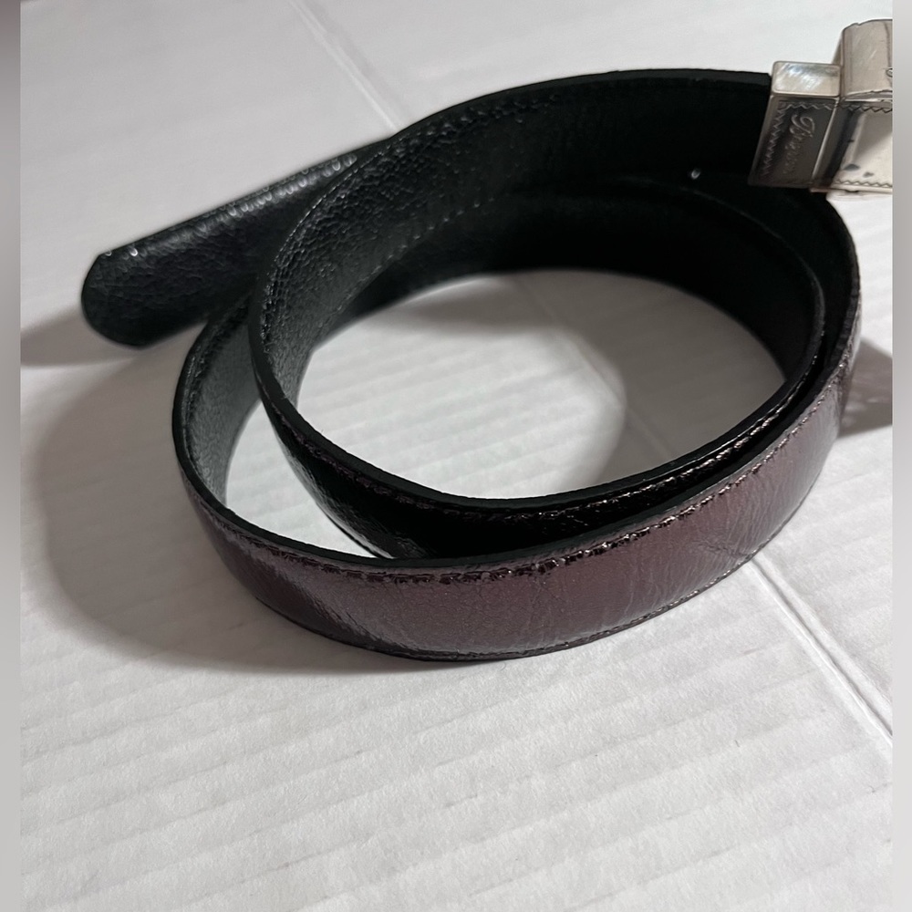 Brighton bronze silver women’s Y2K boho western belt. Size 34-38 - Picture 4 of 13